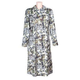 robe médicalisée hiver manches longues, verte
