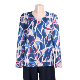 grenouillère de jour femme, fermeture zip au dos, coloris bleu