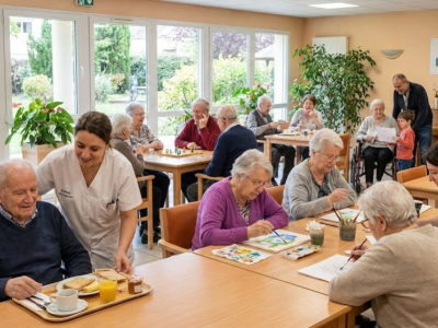 Comment se déroule la vie quotidienne en établissement gériatrique ? 